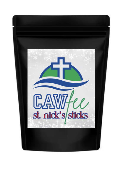 CAWfee- St. Nick’s Peppermint Sticks Brew