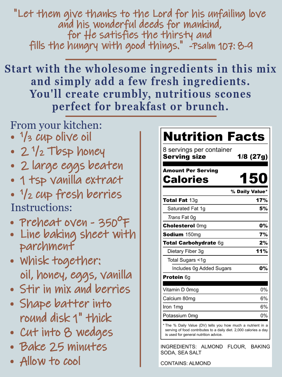 Simple Scone Mix