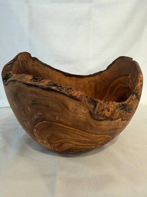 Olive Wood Salad Bowl