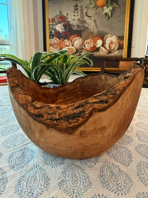 Olive Wood Salad Bowl